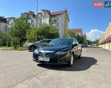 Черный Мазда 6, объемом двигателя 2 л и пробегом 330 тыс. км за 4650 $, фото 1 на Automoto.ua