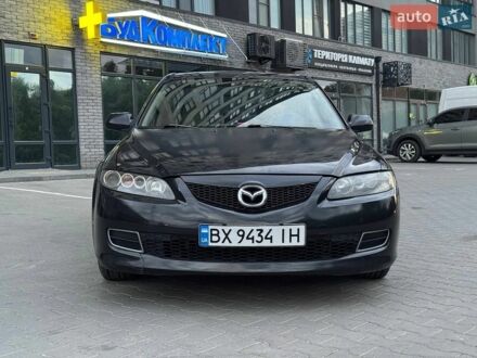 Черный Мазда 6, объемом двигателя 2 л и пробегом 201 тыс. км за 4500 $, фото 1 на Automoto.ua
