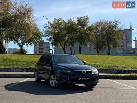 Черный Мазда 6, объемом двигателя 2 л и пробегом 276 тыс. км за 2900 $, фото 1 на Automoto.ua