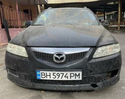Чорний Мазда 6, об'ємом двигуна 2 л та пробігом 305 тис. км за 3500 $, фото 1 на Automoto.ua