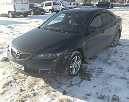 Чорний Мазда 6, об'ємом двигуна 2 л та пробігом 205 тис. км за 4999 $, фото 1 на Automoto.ua