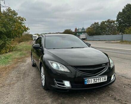 Черный Мазда 6, объемом двигателя 2 л и пробегом 209 тыс. км за 5200 $, фото 1 на Automoto.ua