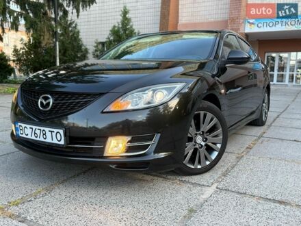 Чорний Мазда 6, об'ємом двигуна 2 л та пробігом 280 тис. км за 5850 $, фото 1 на Automoto.ua