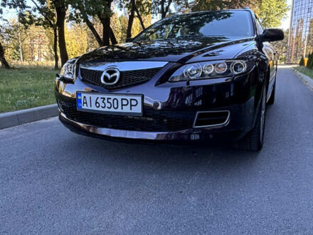 Черный Мазда 6, объемом двигателя 2.3 л и пробегом 202 тыс. км за 5100 $, фото 1 на Automoto.ua