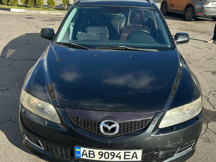Черный Мазда 6, объемом двигателя 2 л и пробегом 342 тыс. км за 4500 $, фото 1 на Automoto.ua