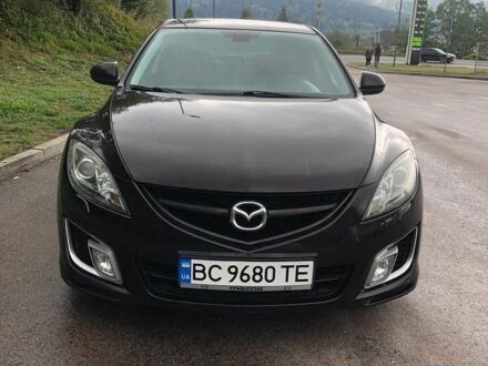Черный Мазда 6, объемом двигателя 2 л и пробегом 240 тыс. км за 6500 $, фото 1 на Automoto.ua