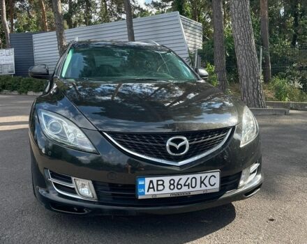Черный Мазда 6, объемом двигателя 2 л и пробегом 187 тыс. км за 6800 $, фото 1 на Automoto.ua