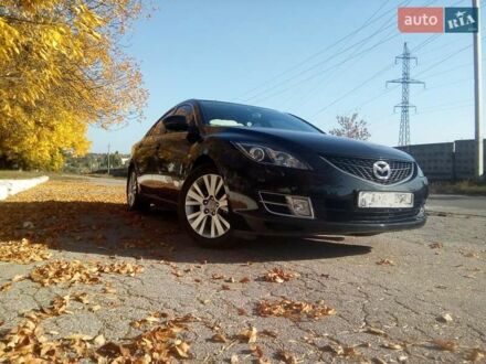 Черный Мазда 6, объемом двигателя 2 л и пробегом 140 тыс. км за 6999 $, фото 1 на Automoto.ua