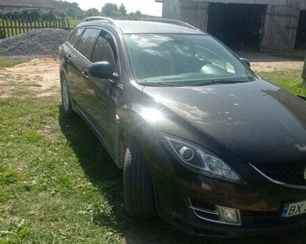 Чорний Мазда 6, об'ємом двигуна 2 л та пробігом 284 тис. км за 5350 $, фото 1 на Automoto.ua