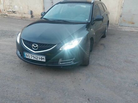 Чорний Мазда 6, об'ємом двигуна 2.2 л та пробігом 385 тис. км за 4915 $, фото 1 на Automoto.ua