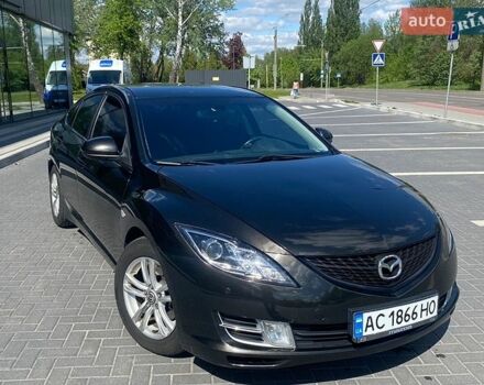 Черный Мазда 6, объемом двигателя 2 л и пробегом 344 тыс. км за 6500 $, фото 1 на Automoto.ua