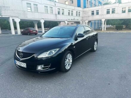 Черный Мазда 6, объемом двигателя 2 л и пробегом 239 тыс. км за 6900 $, фото 1 на Automoto.ua