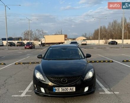 Черный Мазда 6, объемом двигателя 2 л и пробегом 220 тыс. км за 7500 $, фото 1 на Automoto.ua