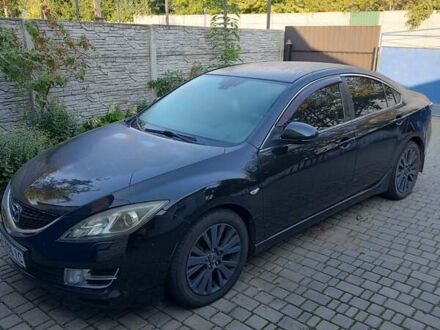 Черный Мазда 6, объемом двигателя 2 л и пробегом 258 тыс. км за 5450 $, фото 1 на Automoto.ua