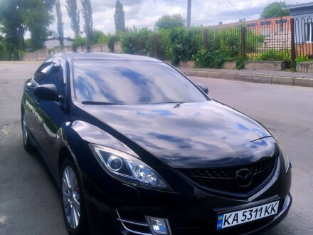 Чорний Мазда 6, об'ємом двигуна 2 л та пробігом 307 тис. км за 7750 $, фото 1 на Automoto.ua