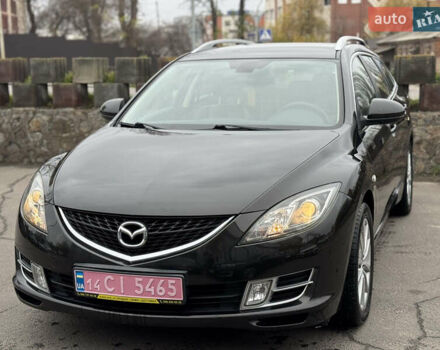Черный Мазда 6, объемом двигателя 1.8 л и пробегом 220 тыс. км за 8700 $, фото 1 на Automoto.ua