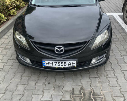 Черный Мазда 6, объемом двигателя 2 л и пробегом 245 тыс. км за 6700 $, фото 1 на Automoto.ua