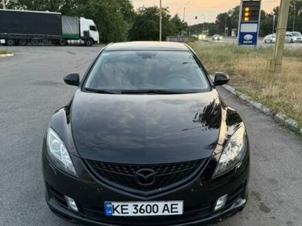 Черный Мазда 6, объемом двигателя 2 л и пробегом 219 тыс. км за 8300 $, фото 1 на Automoto.ua