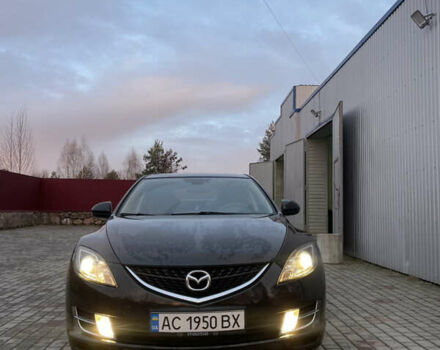 Черный Мазда 6, объемом двигателя 2 л и пробегом 240 тыс. км за 6600 $, фото 1 на Automoto.ua