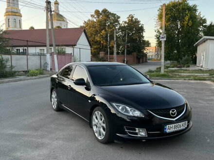 Черный Мазда 6, объемом двигателя 2.5 л и пробегом 206 тыс. км за 8200 $, фото 1 на Automoto.ua