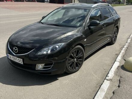 Черный Мазда 6, объемом двигателя 2.2 л и пробегом 269 тыс. км за 6200 $, фото 1 на Automoto.ua