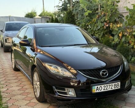 Черный Мазда 6, объемом двигателя 2 л и пробегом 124 тыс. км за 7200 $, фото 1 на Automoto.ua