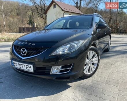Черный Мазда 6, объемом двигателя 2 л и пробегом 225 тыс. км за 6800 $, фото 1 на Automoto.ua