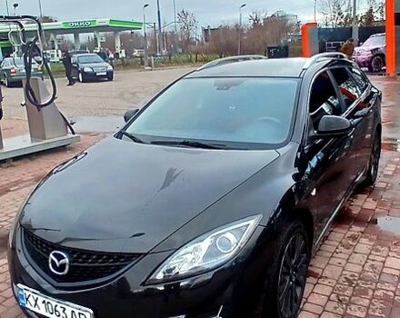 Чорний Мазда 6, об'ємом двигуна 2 л та пробігом 217 тис. км за 7200 $, фото 1 на Automoto.ua