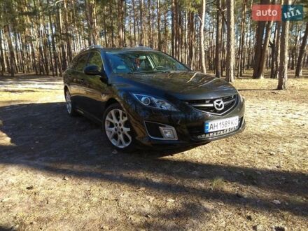 Чорний Мазда 6, об'ємом двигуна 2.2 л та пробігом 230 тис. км за 8800 $, фото 1 на Automoto.ua