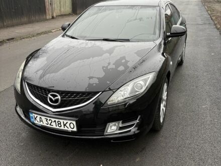 Черный Мазда 6, объемом двигателя 2 л и пробегом 280 тыс. км за 6500 $, фото 1 на Automoto.ua