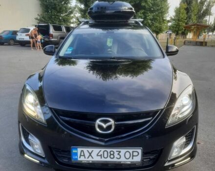 Черный Мазда 6, объемом двигателя 2 л и пробегом 300 тыс. км за 6798 $, фото 1 на Automoto.ua