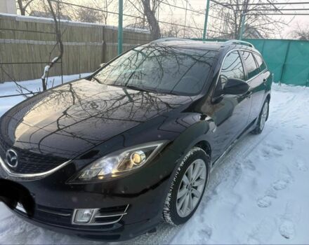 Черный Мазда 6, объемом двигателя 2 л и пробегом 240 тыс. км за 7500 $, фото 1 на Automoto.ua