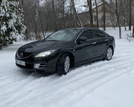 Черный Мазда 6, объемом двигателя 2 л и пробегом 207 тыс. км за 7700 $, фото 1 на Automoto.ua