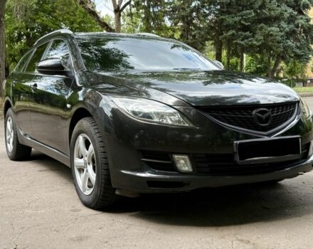 Черный Мазда 6, объемом двигателя 2 л и пробегом 290 тыс. км за 5500 $, фото 1 на Automoto.ua