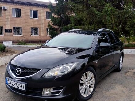 Чорний Мазда 6, об'ємом двигуна 2 л та пробігом 180 тис. км за 5950 $, фото 1 на Automoto.ua