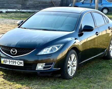 Черный Мазда 6, объемом двигателя 1.8 л и пробегом 330 тыс. км за 6200 $, фото 1 на Automoto.ua