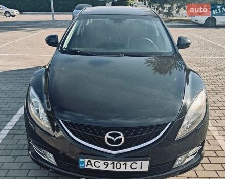 Черный Мазда 6, объемом двигателя 2 л и пробегом 209 тыс. км за 6500 $, фото 1 на Automoto.ua