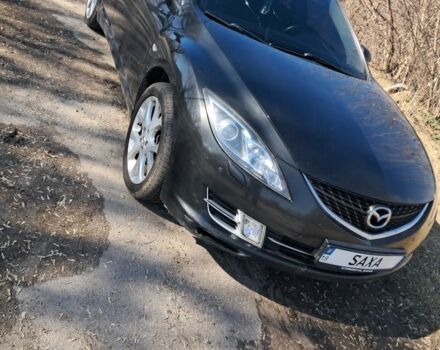 Чорний Мазда 6, об'ємом двигуна 2 л та пробігом 320 тис. км за 6900 $, фото 1 на Automoto.ua