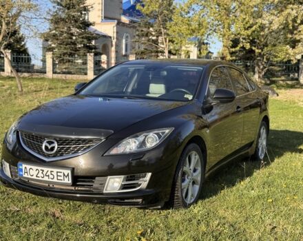 Черный Мазда 6, объемом двигателя 2 л и пробегом 310 тыс. км за 6800 $, фото 1 на Automoto.ua