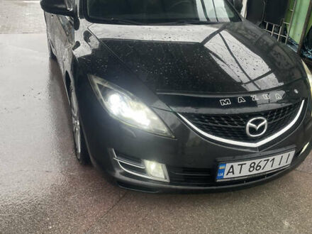 Черный Мазда 6, объемом двигателя 2 л и пробегом 274 тыс. км за 7200 $, фото 1 на Automoto.ua