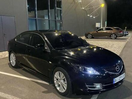 Черный Мазда 6, объемом двигателя 2 л и пробегом 170 тыс. км за 5300 $, фото 1 на Automoto.ua