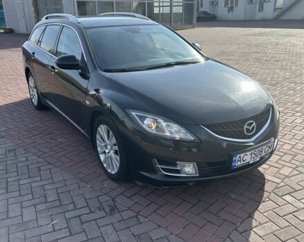 Чорний Мазда 6, об'ємом двигуна 2 л та пробігом 285 тис. км за 5950 $, фото 1 на Automoto.ua