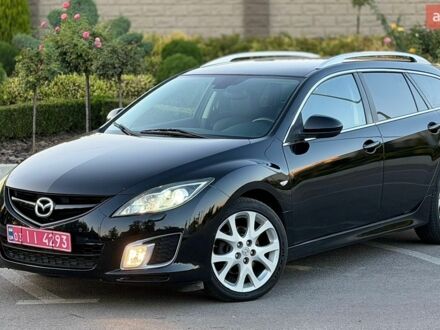 Черный Мазда 6, объемом двигателя 2 л и пробегом 244 тыс. км за 7999 $, фото 1 на Automoto.ua
