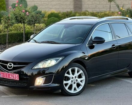 Черный Мазда 6, объемом двигателя 2 л и пробегом 244 тыс. км за 7999 $, фото 1 на Automoto.ua