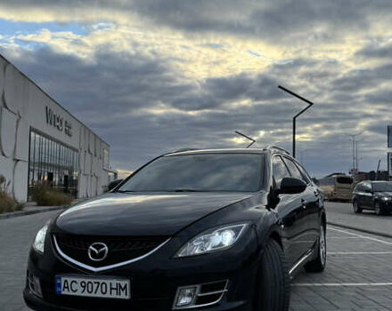 Черный Мазда 6, объемом двигателя 2 л и пробегом 291 тыс. км за 7500 $, фото 1 на Automoto.ua