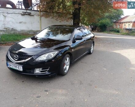 Чорний Мазда 6, об'ємом двигуна 2 л та пробігом 306 тис. км за 5500 $, фото 1 на Automoto.ua