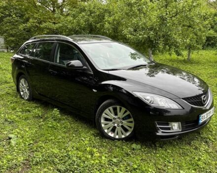 Черный Мазда 6, объемом двигателя 2 л и пробегом 205 тыс. км за 8700 $, фото 1 на Automoto.ua