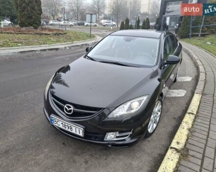Черный Мазда 6, объемом двигателя 2 л и пробегом 351 тыс. км за 6700 $, фото 1 на Automoto.ua