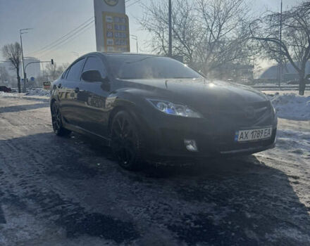 Черный Мазда 6, объемом двигателя 2.49 л и пробегом 151 тыс. км за 7200 $, фото 1 на Automoto.ua