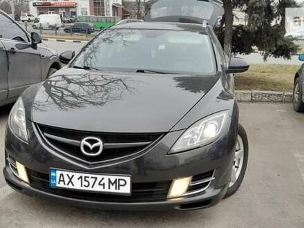 Чорний Мазда 6, об'ємом двигуна 2 л та пробігом 190 тис. км за 6450 $, фото 1 на Automoto.ua